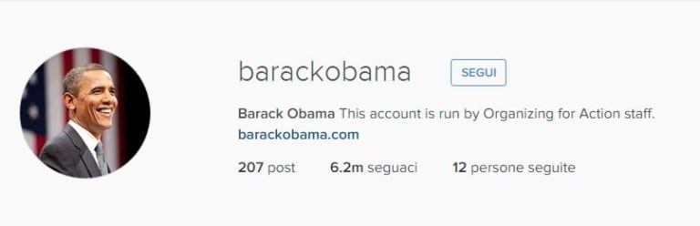 Il Leader Politico più seguito su Instagram è Obama